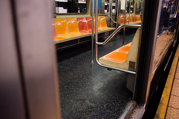 istock Vehicle of a quiet subway 495193683