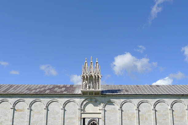 세부 지붕에서 camposanto, pisa - camposanto monumentale 뉴스 사진 이미지