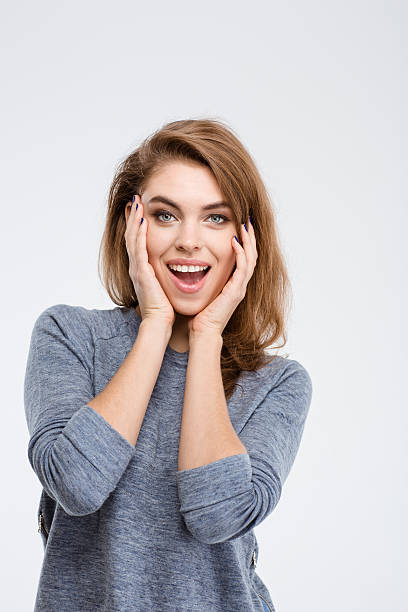istock Cheerful woman looking at camera 495199106