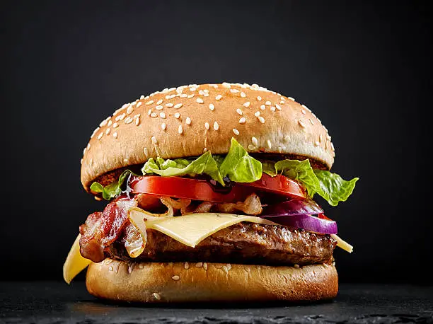 Photo of fresh tasty burger