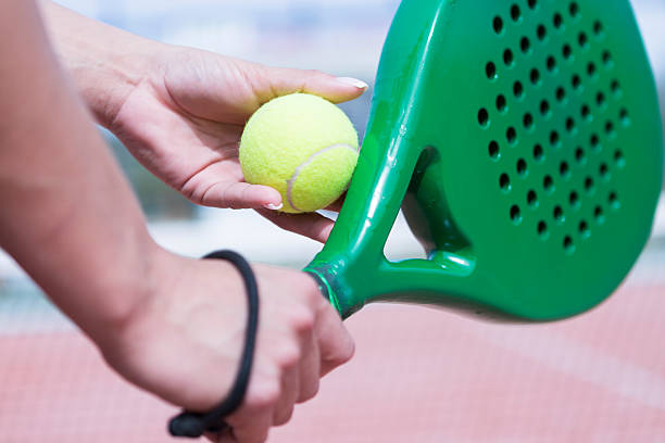 istock girl paddle player ready for serve 495204180