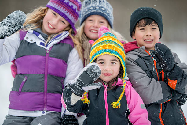 istock Little Kids in the Snow 495204570