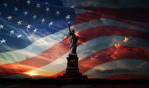 istock Independence day. Liberty enlightening the world 495207913