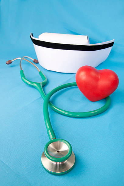 istock Stethoscope and nurse hat and heart 495209115