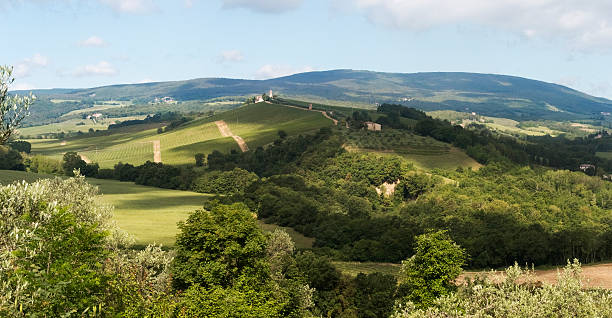 istock Hills of San Gimignano (SIENA) 495209217