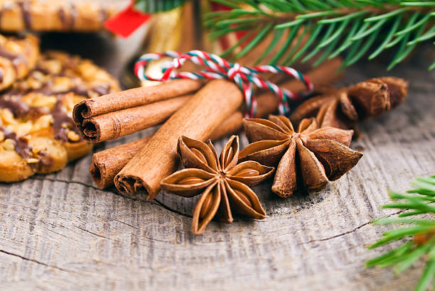 istock Christmas decoration over old wood background 495209693