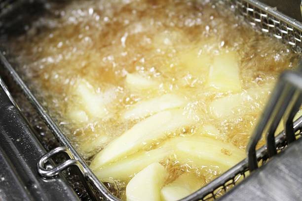 istock french fries and fish in frying baskets 495211971