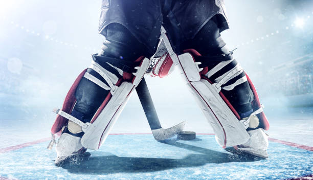 istock Ice hockey goalie 495212056
