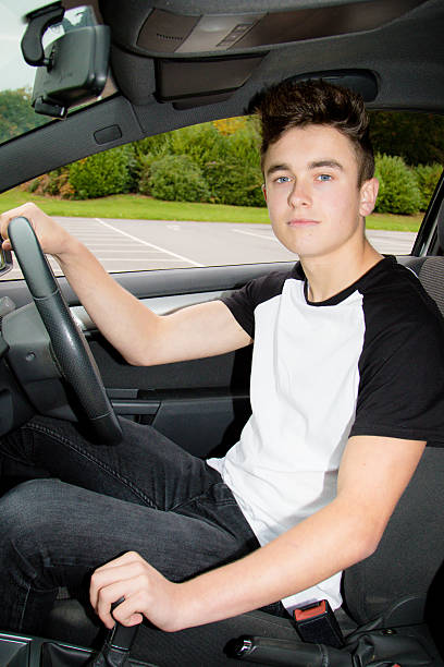 istock Teen Boy In Driver's Seat 495212206