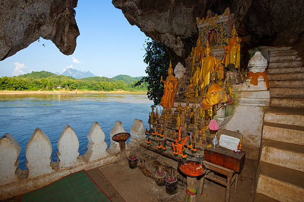 istock Pak Ou cave and the Mekong 495214832