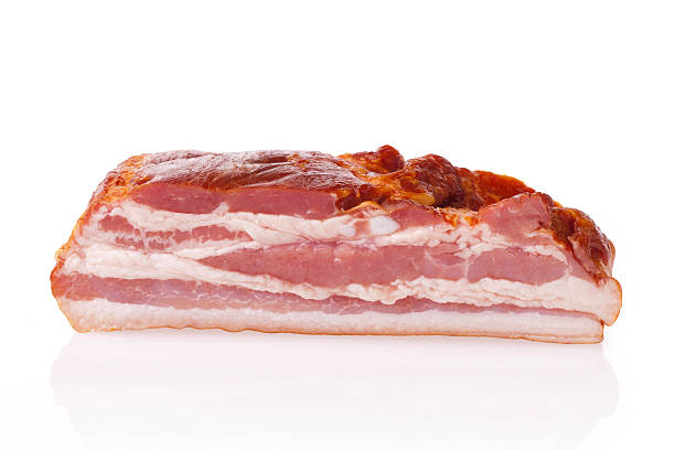 Fresh bacon stock photo