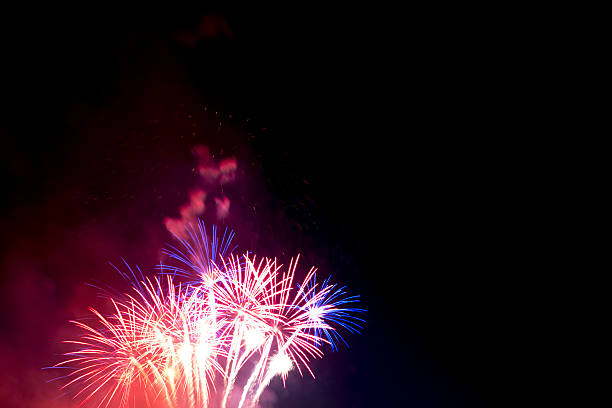 istock Colorful fireworks of various colors over night sky 495215744