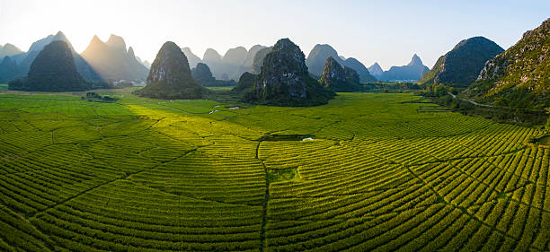 istock Karst area rural sunset ,Yangshuo,Guilin,China 495218380
