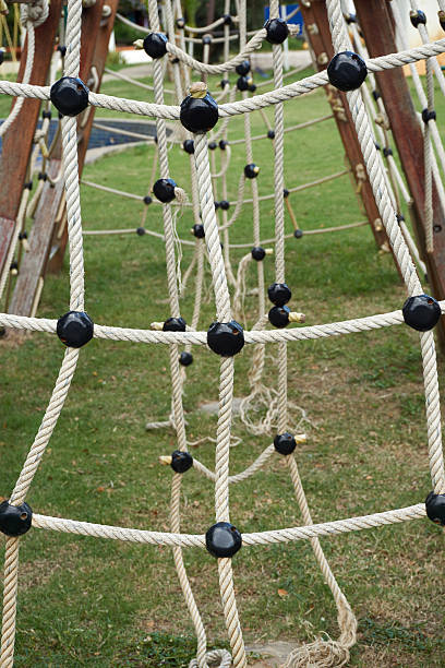 istock Plaything made from wood and rope 495219546