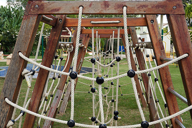 istock Plaything made from wood and rope 495224564