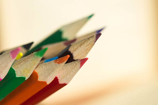 istock Group of colored pencils close up 495227578