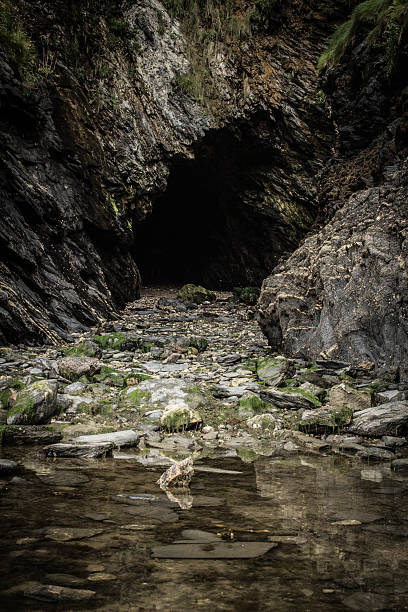 istock Eerie cave on the coast 495227666
