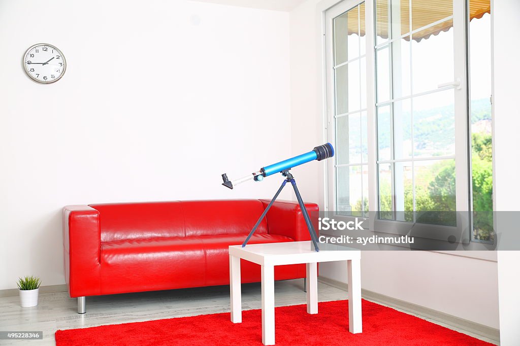 Modern interio Modern young adults living room. 2015 Stock Photo