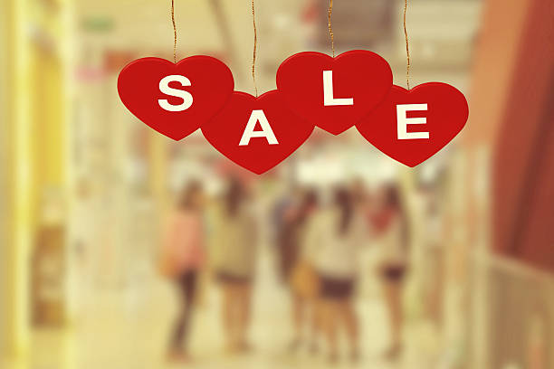 word "Sale" in department store stock photo