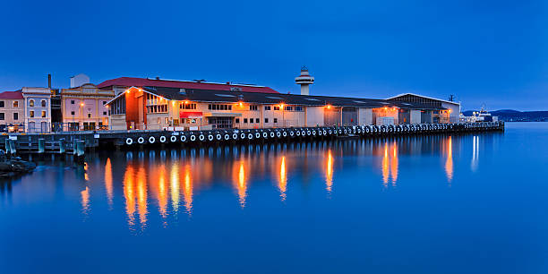 istock Hobart Piers Sunset 495235143