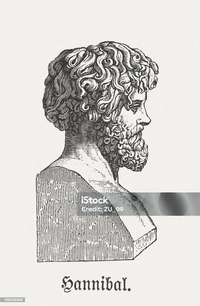 Hannibal - Lizenzfrei Altertümlich Stock-Illustration