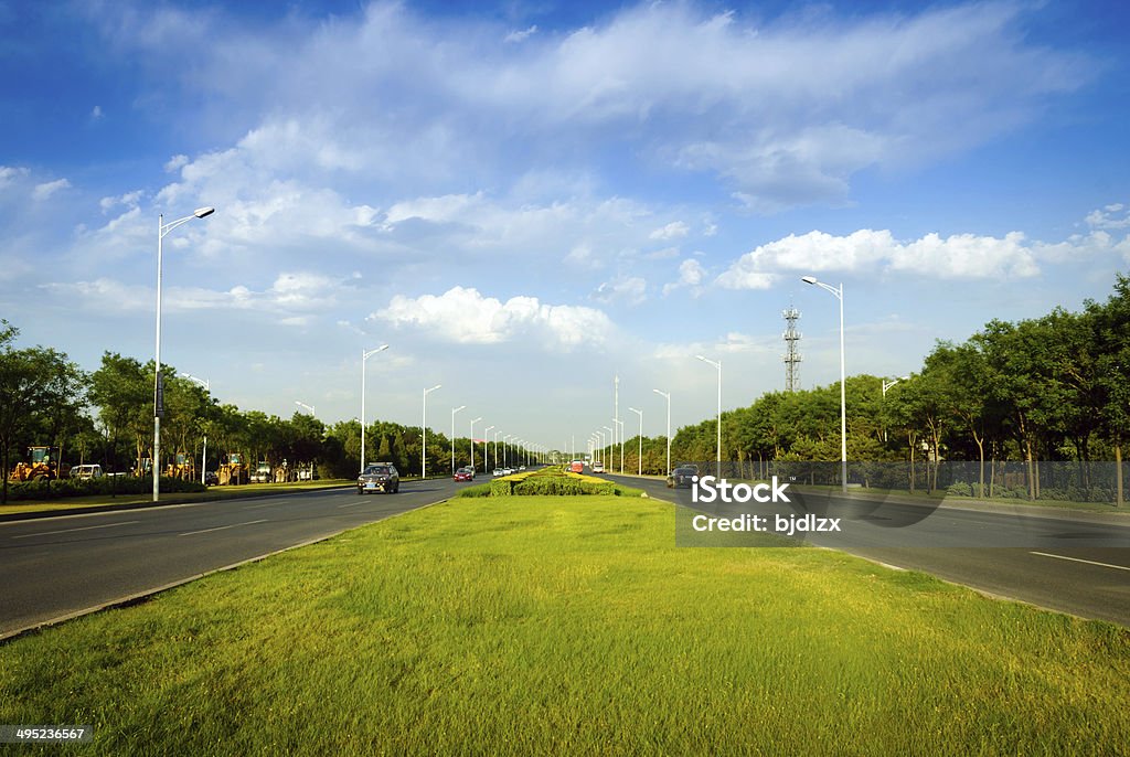 Carretera de campo - Foto de stock de Asfalto libre de derechos