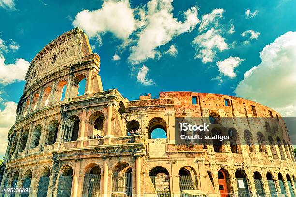 Colosseum In Rome Stock Photo - Download Image Now - Amphitheater, Ancient, Architecture