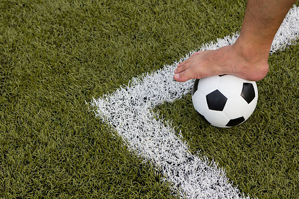 istock Soccer ball on field 495237695