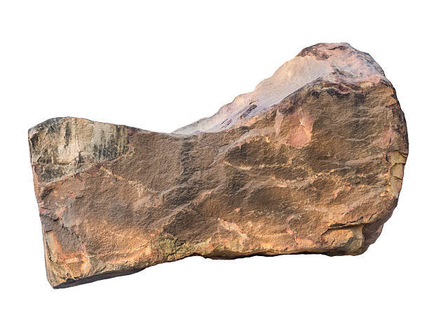 istock big granite rock stone, isolated on white 495237794