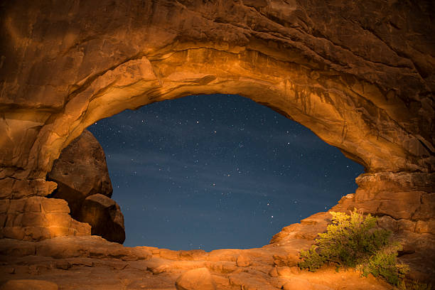 istock Windows Arches National Park at Night 495238261