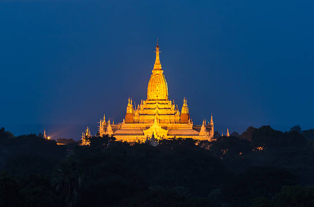 istock Ancient Ananda Pagoda at twilight, Bagan(Pagan), Mandalay, Myanmar 495239230