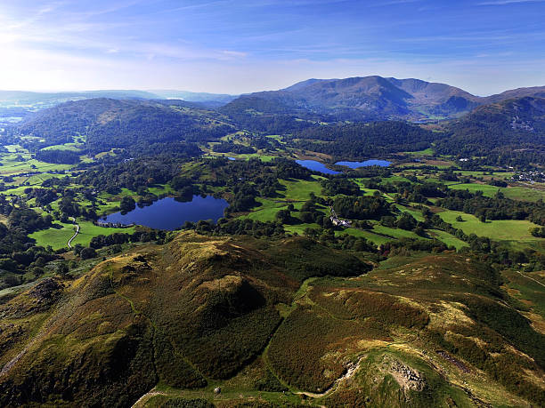 istock Loughrigg Tarn & Elerwater from above Loughrigg 495239768