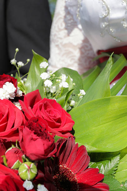 Newlyweds stock photo