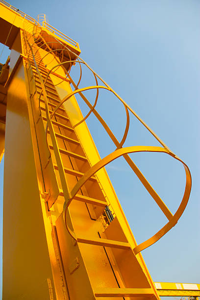 istock ladder of the crane 495240925