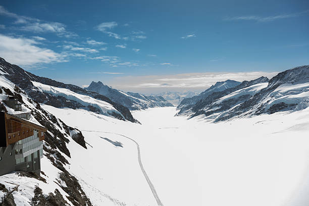 швейцария)  - aletsch glacier european alps mountain range eiger стоковые фото и изображения