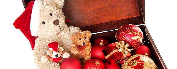 istock Teddy Bear with Christmas Ornaments 495241218