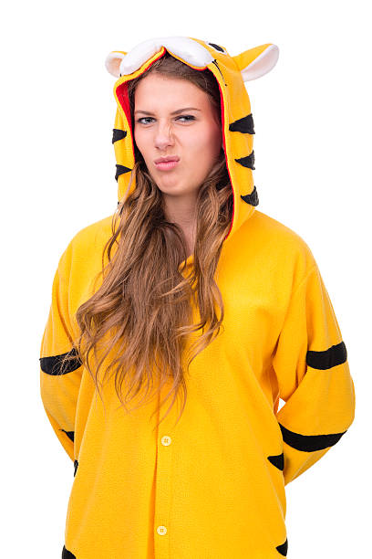 istock Girl dressed as a tiger 495241370