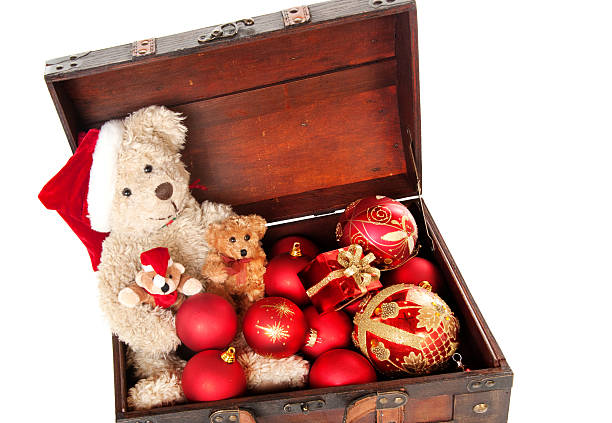 istock Teddy Bear with Christmas Ornaments 495241414