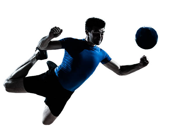 istock man soccer football player silhouette 495241439