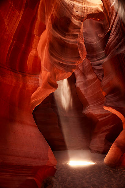istock Slot canyon with light rays in Arizona 495243104