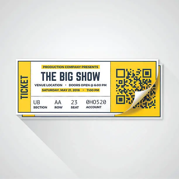 Vector illustration of Show Tickets