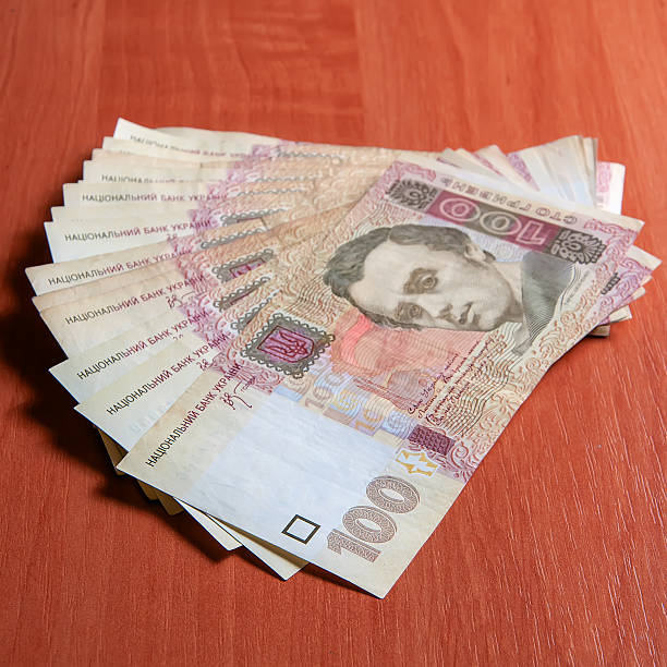 istock Some Ukrainian one hundred-hryvnia notes 495250624