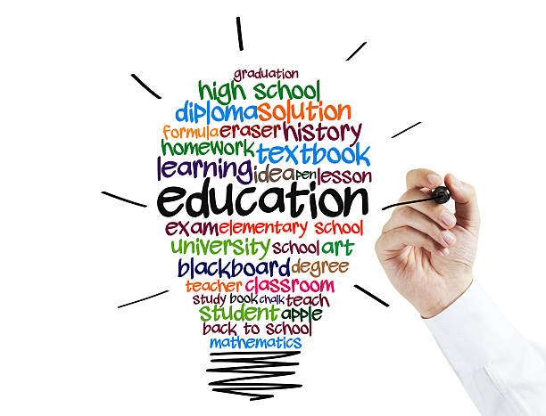 istock Businessman Drawing a Education idea Bulb 495255300