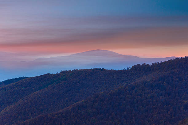 istock Colorful sunset  in the  mountains. 495266814