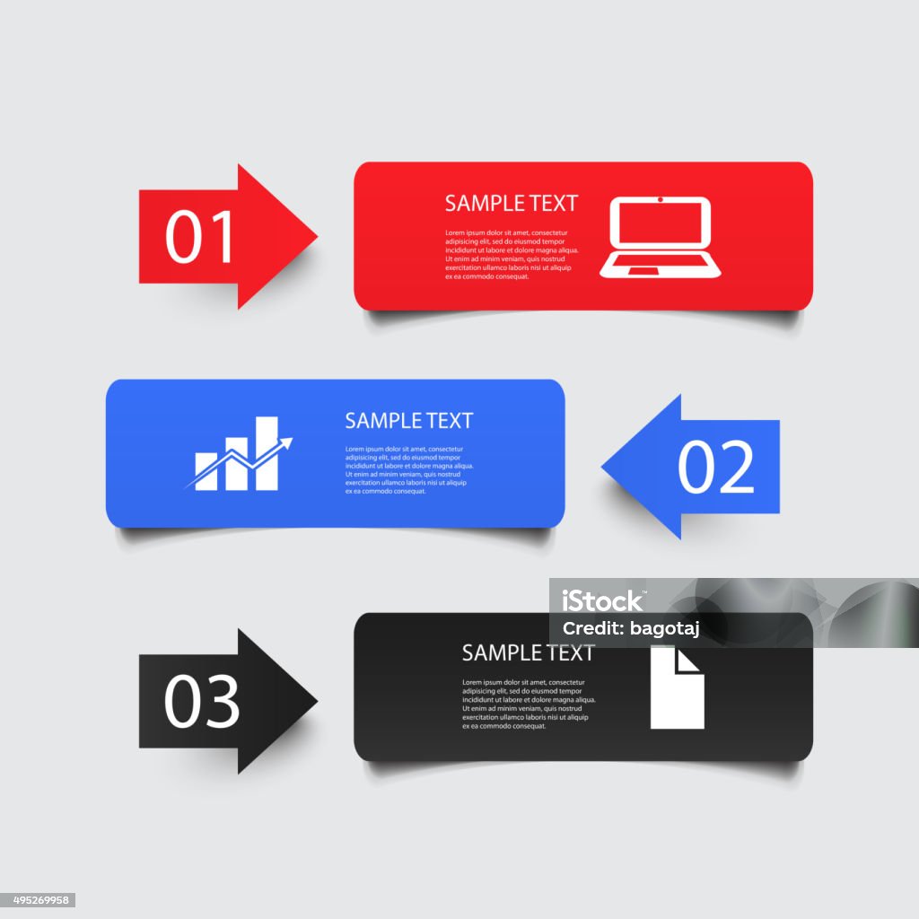 Number Header Design Header Or Banner Designs Infographic Elements Numbers Stock ...