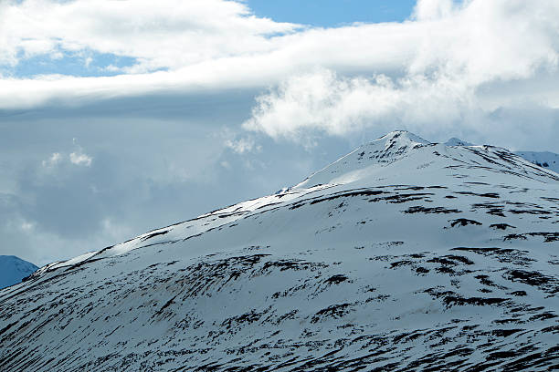 istock Snowy volcano mountain landscape in Iceland 495269988