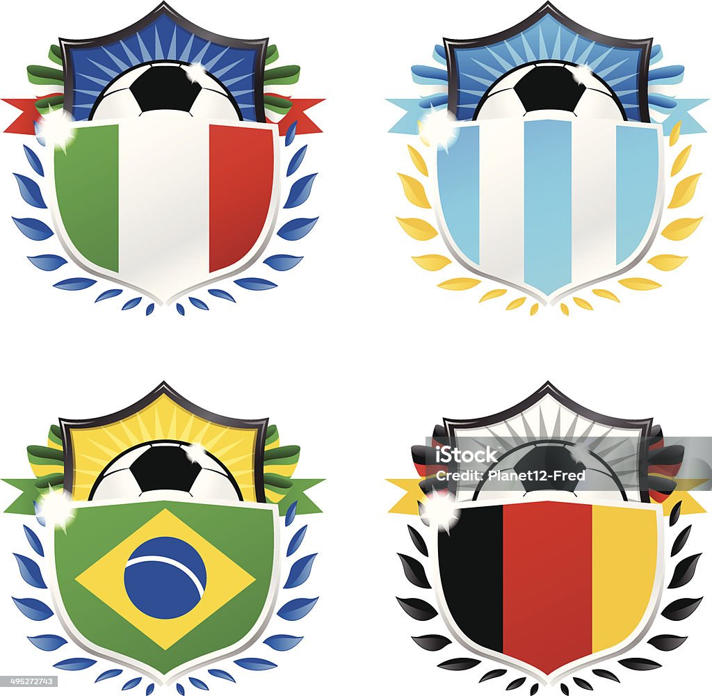 Shields Soccer Stock Illustration Download Image Now Argentina