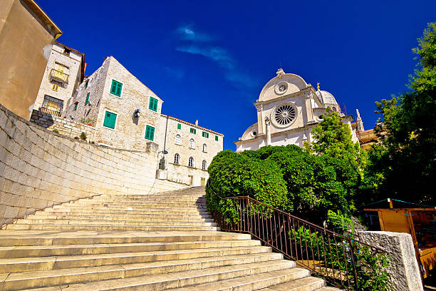 St James cathedral in Sibenik, UNESCO world heritage site in Croatia