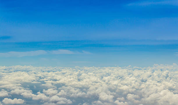 istock Blue sky and clouds on the horizon. 495274363