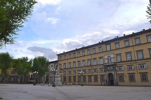 istock Piazza del Giglio, Lucca with statue of Garibaldi 495276851